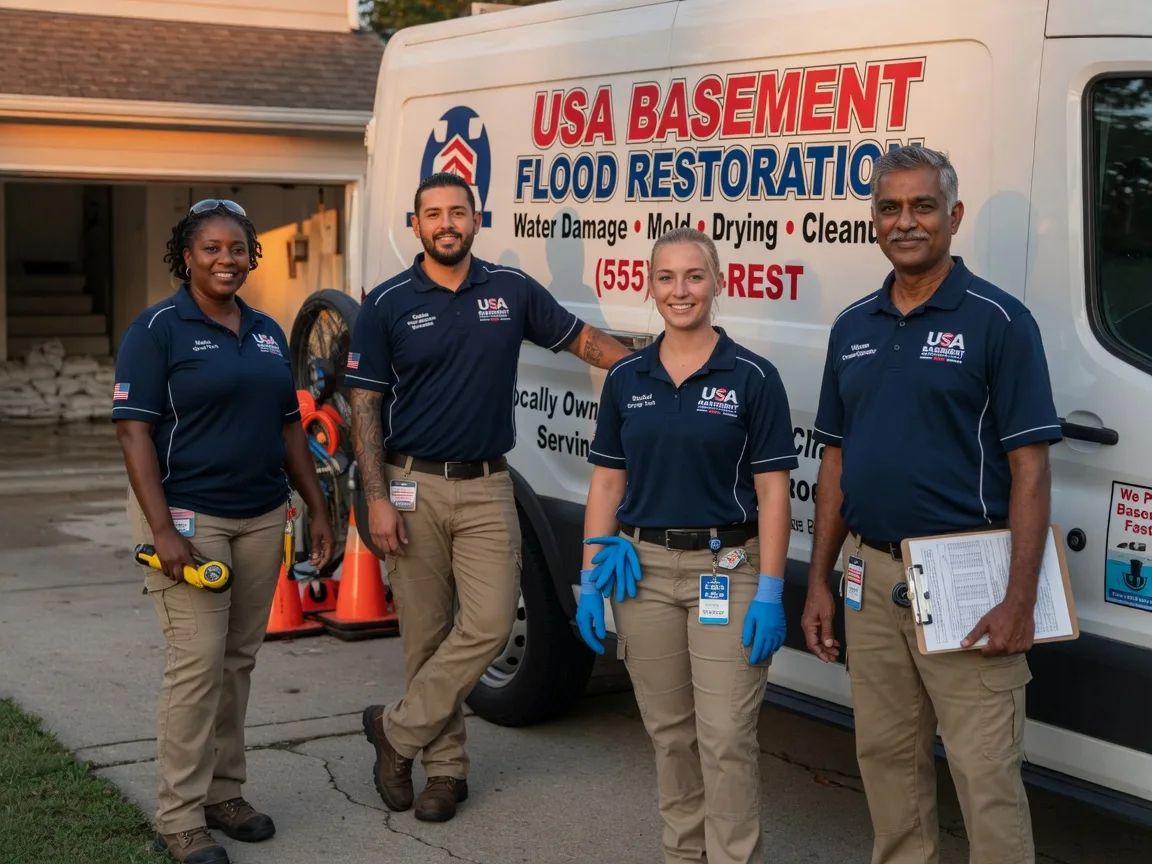 Basement Flood Cleanup company in Embarrass, WI